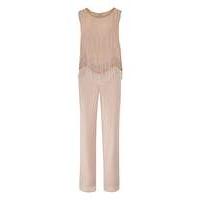 Joanna Hope Petite Beaded Jumpsuit