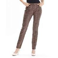 Joanna Hope Snake Skin Print Trousers