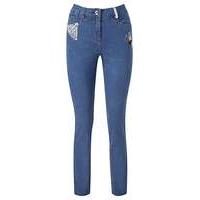 Joe Browns Embroidered Slim Leg Jeans