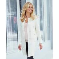 joanna hope pearl trim cardigan