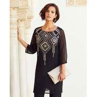 Joanna Hope Embellished Tunic