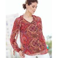 JOANNA HOPE Print Blouse