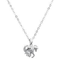 Jo For Girls Sterling Silver 35cm Horse Necklace