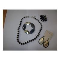 Job Lot of Black Costume Jewellery