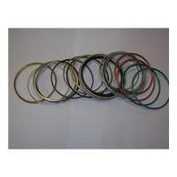 Job Lot of Purple 24 Coloured Bangles