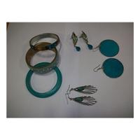 Job Lot of Turquoise Costume Jewellery