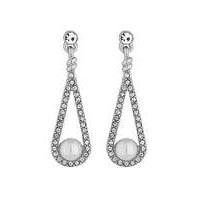 jon richard pearl teardrop earring