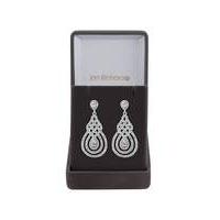 Jon Richard peardrop swirl earring