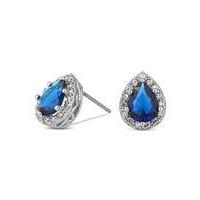 Jon Richard peardrop stud earring