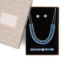 Jon Richard blue bead jewellery set