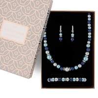 Jon Richard blue pearl jewellery set