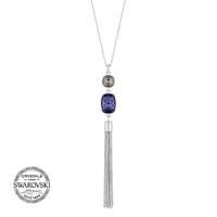 jon richard purple tassel necklace