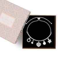 Jon Richard crystal charm bracelet