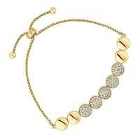 jon richard pave circle toggle bracelet