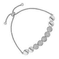 Jon Richard pave circle toggle bracelet