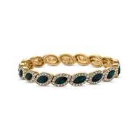 Jon Richard green crystal bracelet