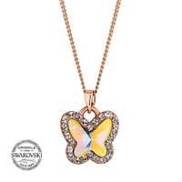 Jon Richard pave butterfly necklace