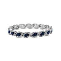 Jon Richard blue navette bracelet