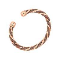 Jon Richard rose gold twist bangle