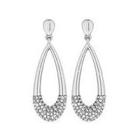 Jon Richard crystal dipped earring