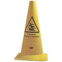 JSP 50CM CONE CAUTION SLIPPERY SURFACE