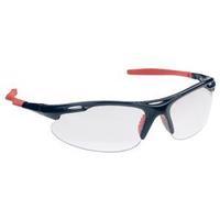 JSP Martcare M9700 Sports Glasses (Clear Lens) HC (Black/Red)
