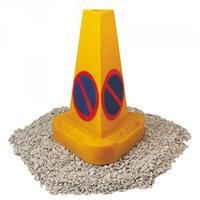 jsp yellow no waiting sand weighted warning cone jad081 120 254