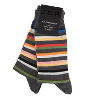 J.S. Project-Socks - Stripe Color 2-pack Socks - Grey