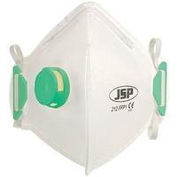 jsp beb110 101 000 ffp1 fold flat valved dust mask pack of 10