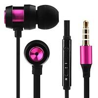 JTX-JL701 3.5mm Noise-Cancelling With Mike Volume Control in-ear Earphone for Iphone and Other Phones