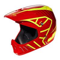 JT Racing Evo Helmet - Red-Chauterise
