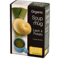 Just Wholefoods Org Soup Leek & Potato 4 x 17g