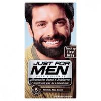 Just For Men Brush-In Colour Gel Moustache, Beard & Sideburns Natural Real Black M-55