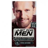 Just For Men Brush-In Colour Gel Moustache, Beard & Sideburns Natural Light Brown M-25