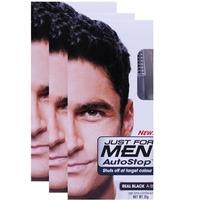 Just For Men AutoStop Real Black Triple Pack