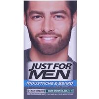 just for men m45 moustache beard and sideburns dark brown black