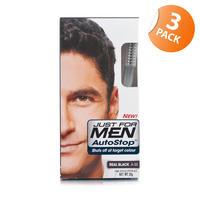 just for men autostop hair colour 55 real black triple pack