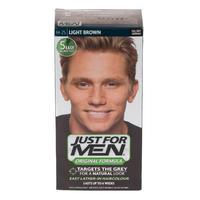 just for men shampoo in hair colour light brown