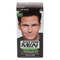 just for men shampoo in hair colour real black