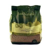 Just Natural Organic Long Grain Brown Rice 1000g (1 x 1000g)