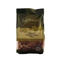 Just Natural Organic Walnut Pieces 125g (1 x 125g)