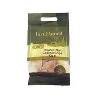 Just Natural Organic Coconut Chips Raw 30g (1 x 30g)
