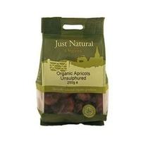 Just Natural Organic Unsulphured Apricots 250g (1 x 250g)