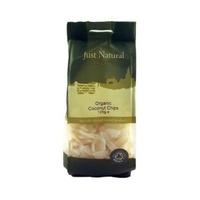 Just Natural Organic Coconut Chips Raw 125g (1 x 125g)