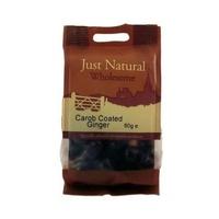 Just Natural Carob Coated Ginger 80g (1 x 80g)