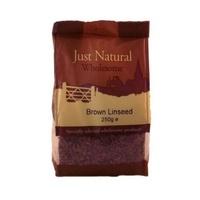 Just Natural Brown Linseed 250g (1 x 250g)