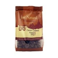 just natural carob raisins 250g 1 x 250g