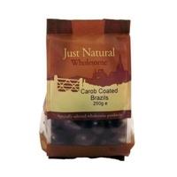 Just Natural Carob Coated Brazil Nuts 250g (1 x 250g)