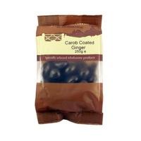 Just Natural Carob Coated Ginger 250g (1 x 250g)