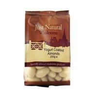 just natural yoghurt coated almonds 250g 1 x 250g